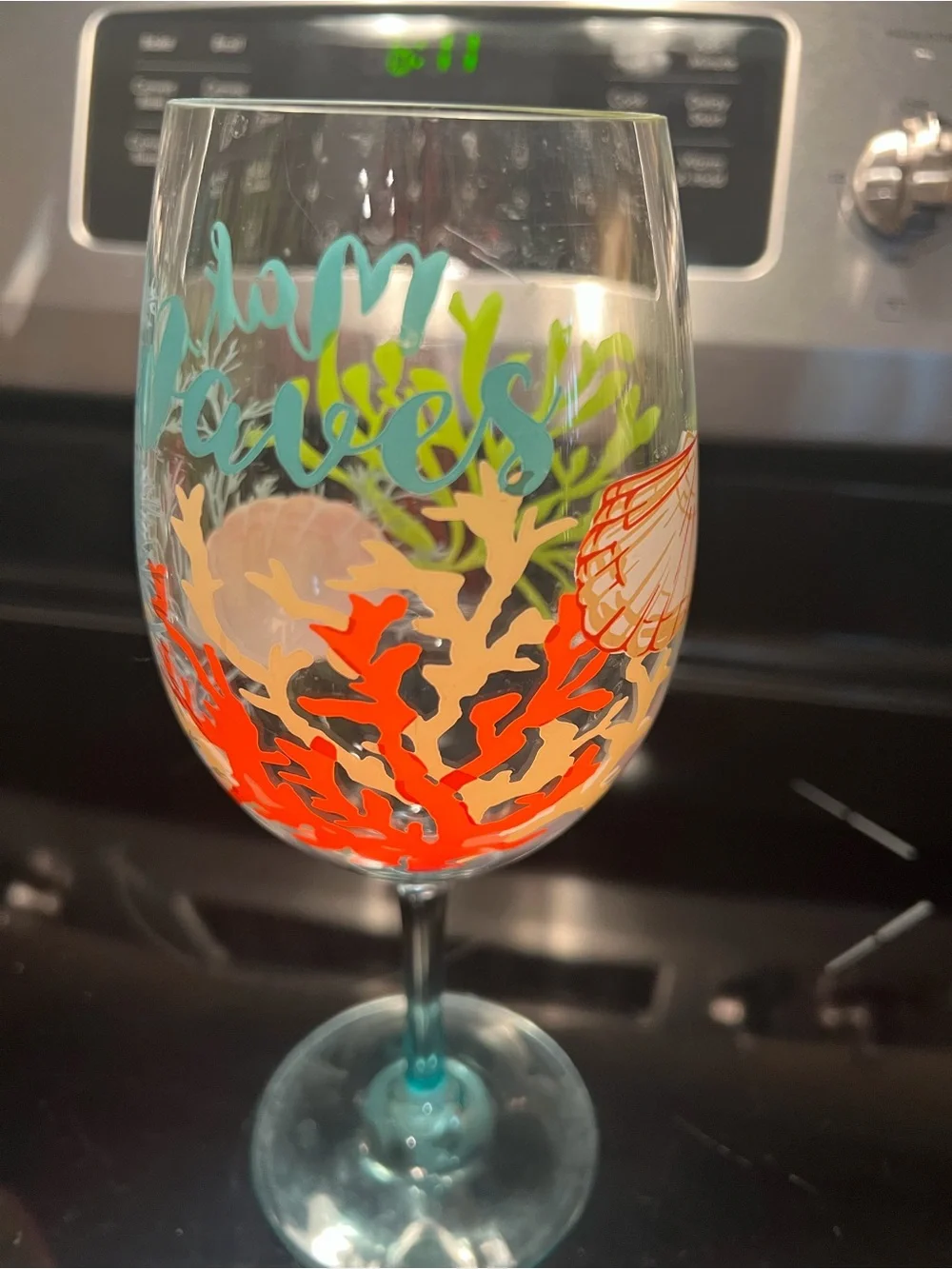 Bar ware cutting board (gl) with Flamingo design